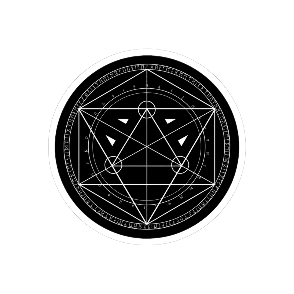 Arcane Circle Spirit - Dark Sticker