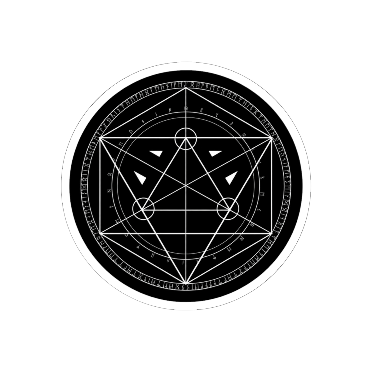 Arcane Circle Spirit - Dark Sticker