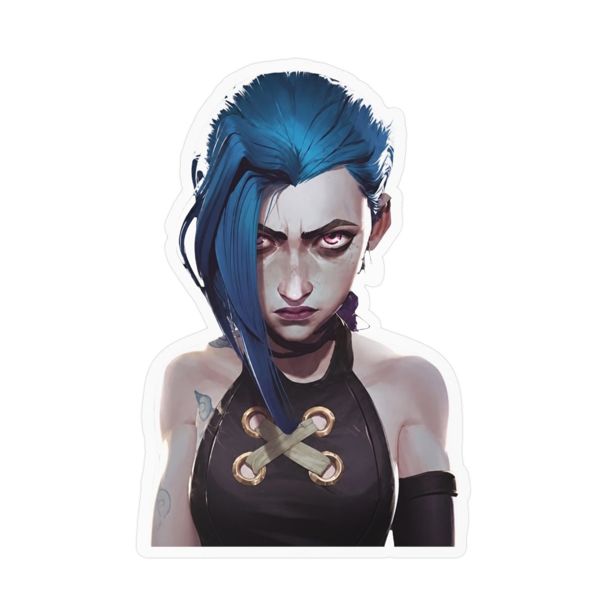 Angry Jinx Arcane Sticker Decal Stickers Car Laptop 5.5"x5.5"
