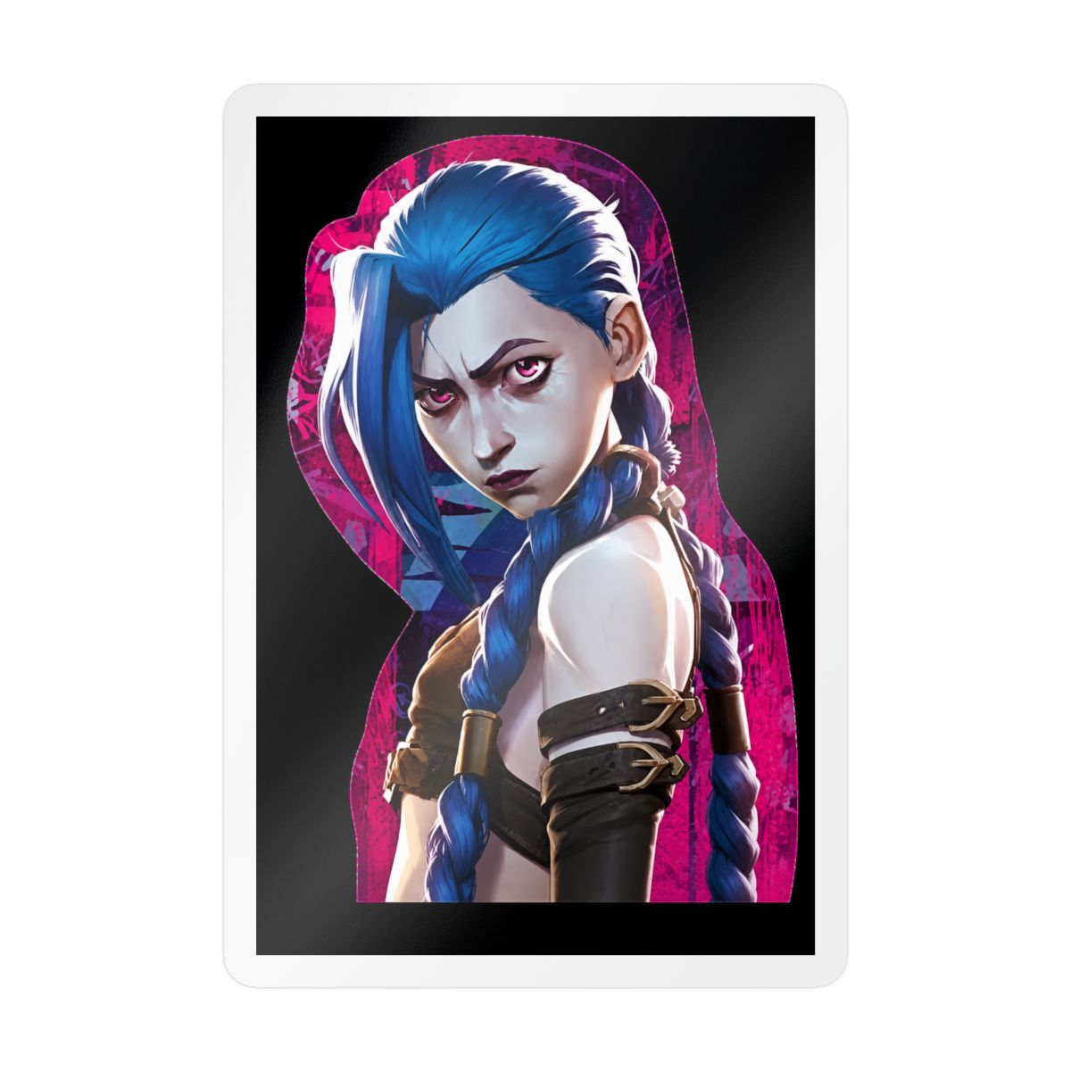 Jinx Arcane Sticker Decal Stickers Car Laptop 4.5"x5.5" - alternate angle 5, merchandise