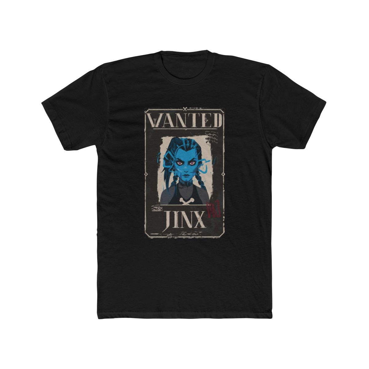 Arcane Jinx Wanted T Shirt - alternate angle 3, merchandise