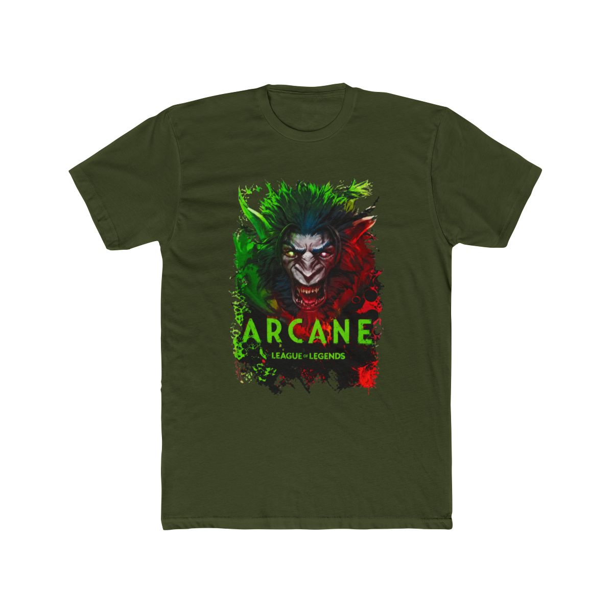 Arcane Vander Split Color T Shirt - alternate angle 4, merchandise