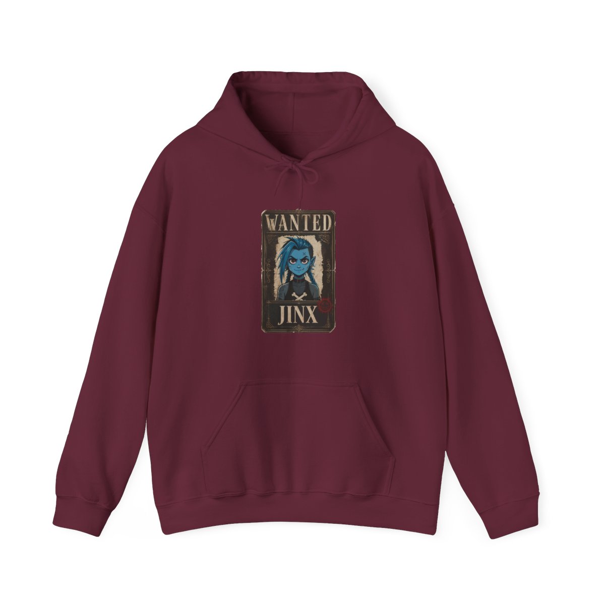 Arcane Jinx Wanted Mineral Wash Hoodie - alternate angle 3, merchandise