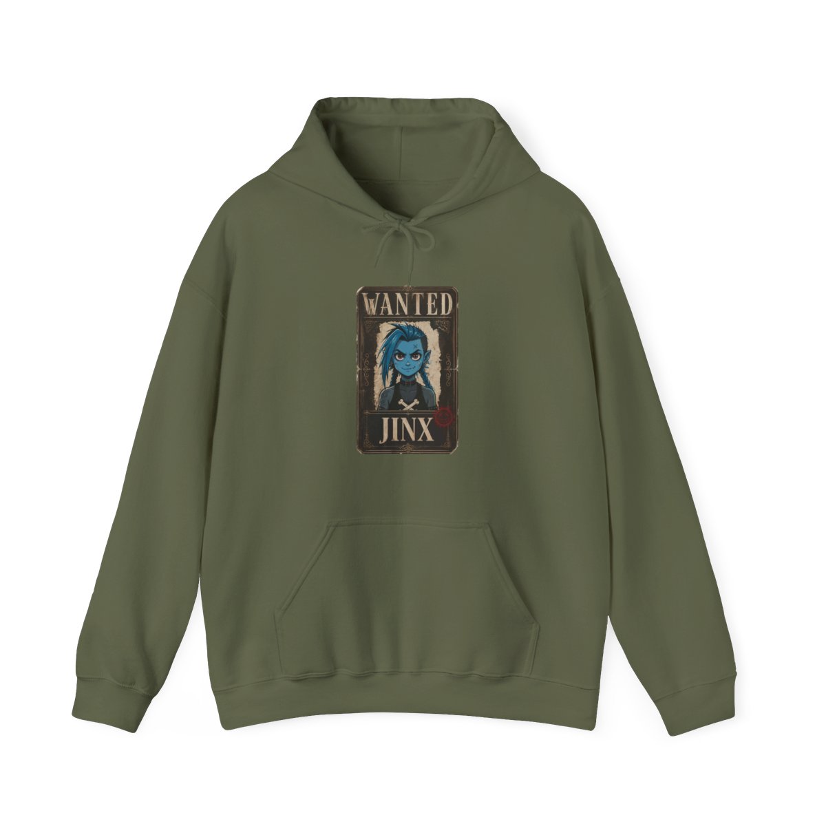 Arcane Jinx Wanted Mineral Wash Hoodie - alternate angle 4, merchandise
