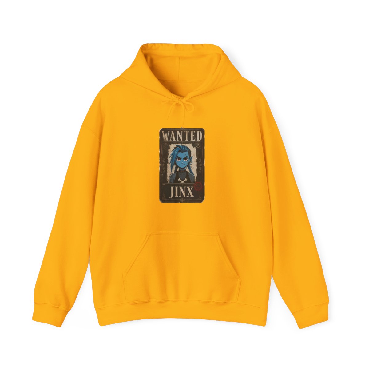 Arcane Jinx Wanted Mineral Wash Hoodie - alternate angle 2, merchandise